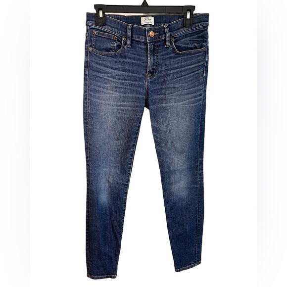 J Crew Women’s Toothpick Skinny Jeans Dark Wash 28 - Picture 1 of 11